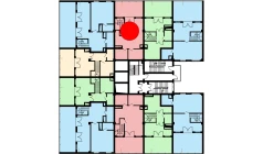 2-комн. квартира 66.56 м²  16/16 этаж | Жилой комплекс Musaffo