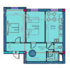 2-xonali xonadon 72.6 m² 11/14 qavat | Zamin Urgut Turar-joy majmuasi 2-xonali xonadon 72.6 m² 11/14 qavat | Zamin Urgut Turar-joy majmuasi