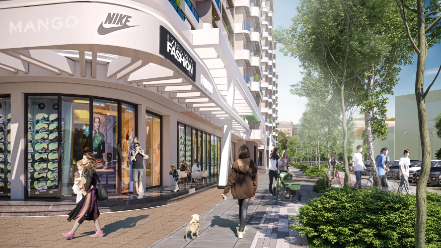 1-комн. квартира 43 м²  7/13 этаж | Жилой комплекс MEGAPOLIS Б2