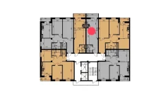 1-xonali xonadon 30.31 m²  7/10 qavat | YANGIOBOD RESIDENCE Turar-joy majmuasi
