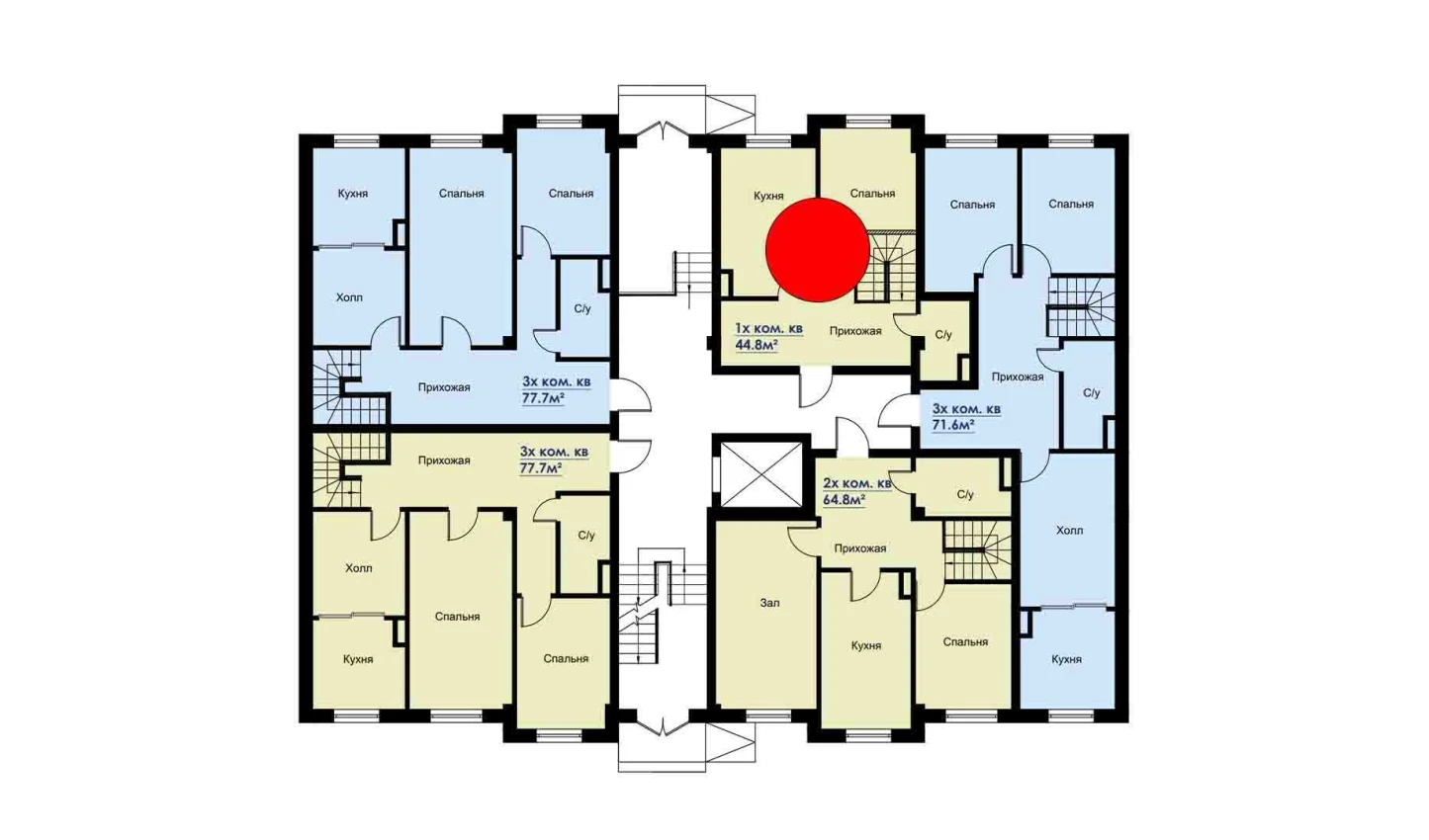 3-комн. квартира 104.9 м² 1/6 этаж | Жилой комплекс CHOSHTEPA GARDEN 3-комн. квартира 104.9 м² 1/6 этаж | Жилой комплекс CHOSHTEPA GARDEN