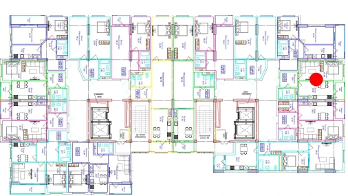 1-комнатная квартира 44.78 м²  2/17 этаж | Жилой комплекс UCHTEPA CITY