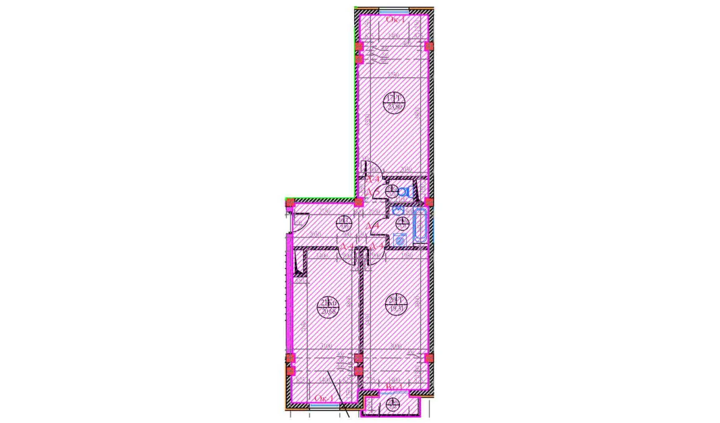 3-xonali xonadon 86 m² 7/8 qavat | Ziynat Capital Turar-joy majmuasi 3-xonali xonadon 86 m² 7/8 qavat | Ziynat Capital Turar-joy majmuasi