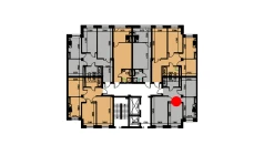 2-xonali xonadon 58.75 m²  1/10 qavat | YANGIOBOD RESIDENCE Turar-joy majmuasi