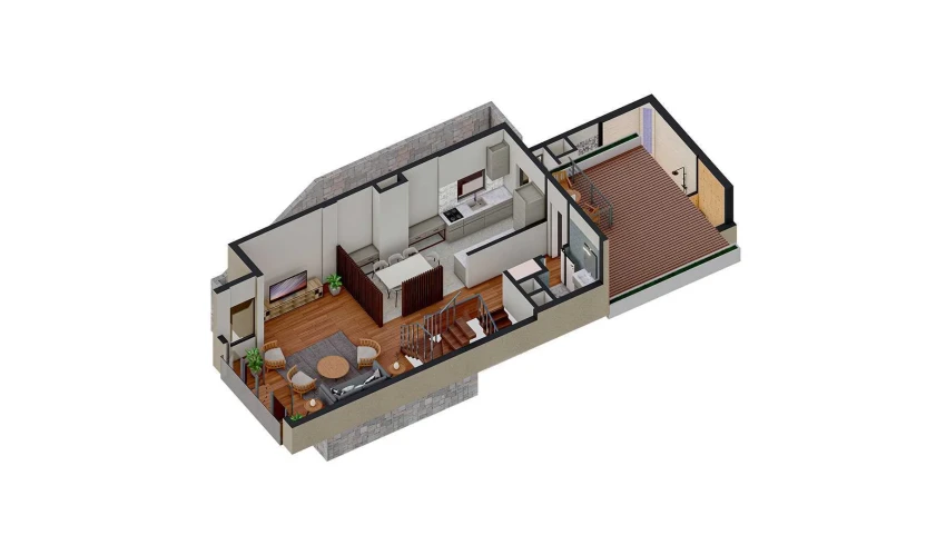 5-комнатная квартира 219.56 м²  1/1 этаж | Жилой комплекс TUSHLAR VODIYSI