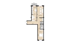 2-комн. квартира 73.76 м²  2/10 этаж | Жилой комплекс Ko'kcha-Oqtepa
