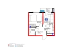 2-комн. квартира 42.04 м²  14/16 этаж | Жилой комплекс BI SAN'AT