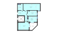 3-xonali xonadon 94.1 m²  7/13 qavat | ORZU SAROYI Turar-joy majmuasi
