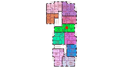 3-xonali xonadon 76.3 m²  6/6 qavat | Sohil bo'yi Turar-joy majmuasi