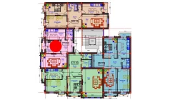 2-xonali xonadon 71.5 m²  4/8 qavat | BAHOR Turar-joy majmuasi