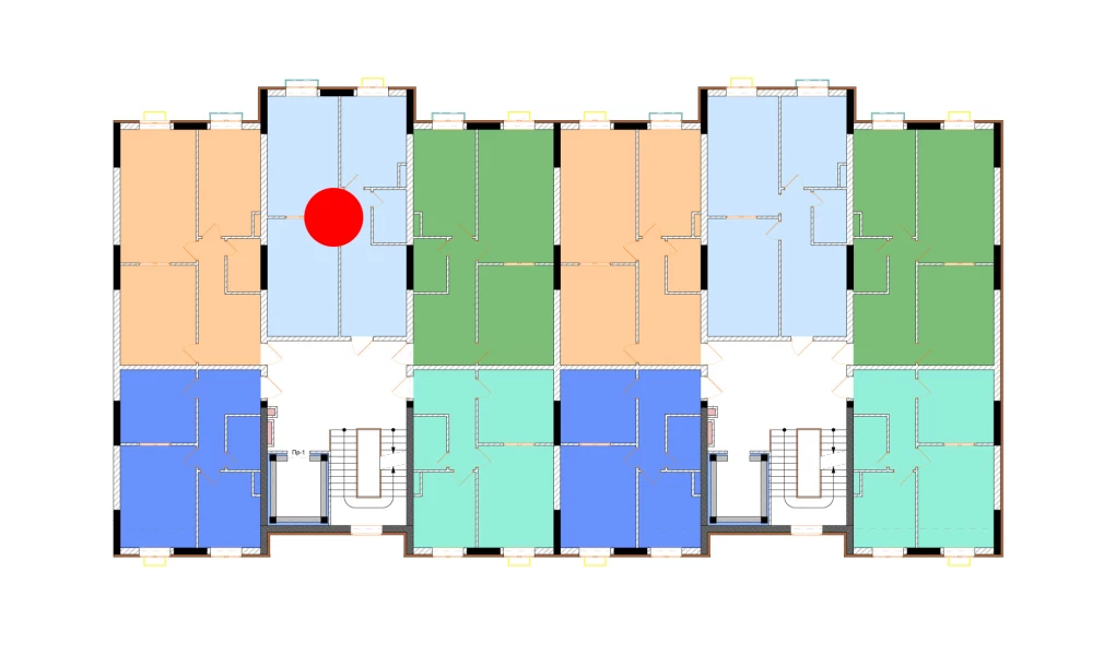2-комн. квартира 67.5 м²  4/9 этаж | Жилой комплекс Uchtepa Avenue