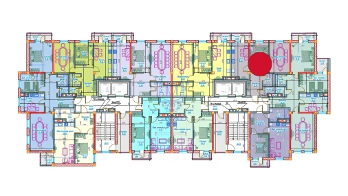 2-xonali xonadon 63.93 m²  10/13 qavat | Al-Qasr Turar-joy majmuasi