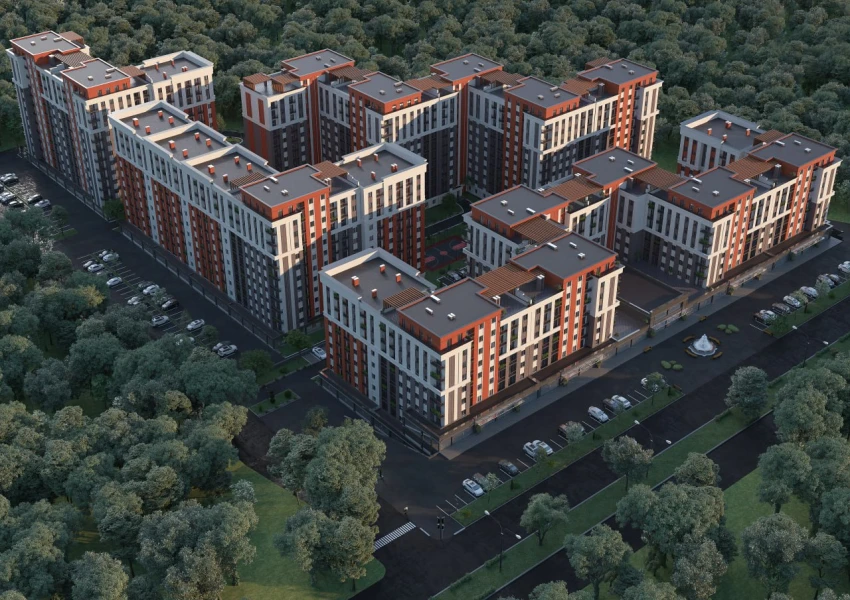 1-xonali xonadon 39 m²  1/10 qavat | CHINARA PARK Turar-joy majmuasi