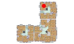 3-xonali xonadon 61.4 m²  7/9 qavat | MBG Turar-joy majmuasi