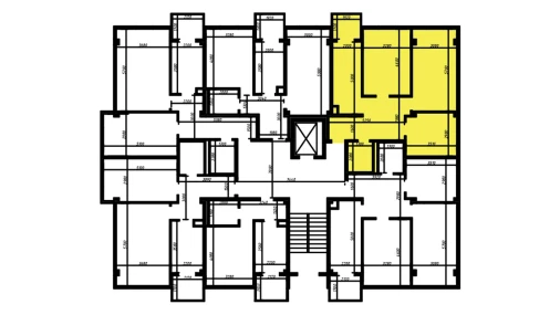 3-xonali xonadon 77 m²  7/8 qavat | YASHIL VODIY RESIDENCE Turar-joy majmuasi