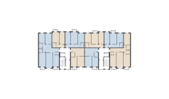 3-xonali xonadon 111.53 m²  5/10 qavat | Ko'kcha-Oqtepa Turar-joy majmuasi