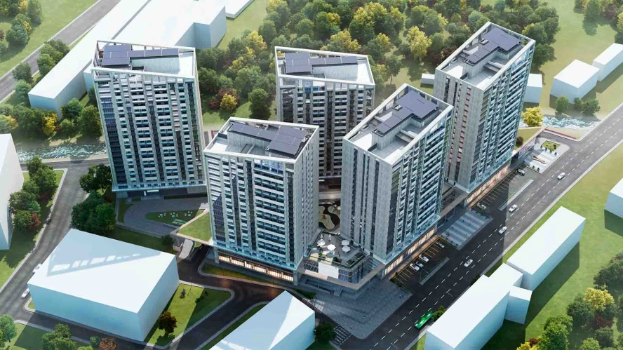 2-комн. квартира 58.5 м²  17/19 этаж | Жилой комплекс Central Avenue