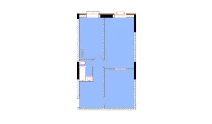 2-xonali xonadon 66.3 m²  12/9 qavat | Uchtepa Avenue Turar-joy majmuasi