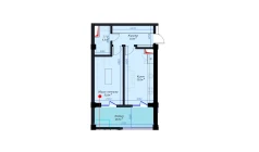 2-комн. квартира 59 м²  8/14 этаж | Жилой комплекс Avia Palace