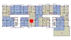 1-xonali xonadon 46.5 m²  3/10 qavat | Ko'kcha-Oqtepa Turar-joy majmuasi
