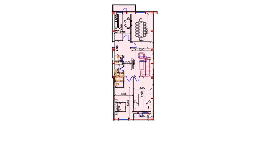 3-xonali xonadon 115.7 m²  3/7 qavat | Mustaqillik Avenue Turar-joy majmuasi