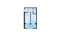 2-xonali xonadon 58.7 m² 5/14 qavat | Avia Palace Turar-joy majmuasi 2-xonali xonadon 58.7 m² 5/14 qavat | Avia Palace Turar-joy majmuasi