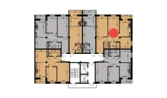 3-xonali xonadon 69.46 m²  5/10 qavat | YANGIOBOD RESIDENCE Turar-joy majmuasi
