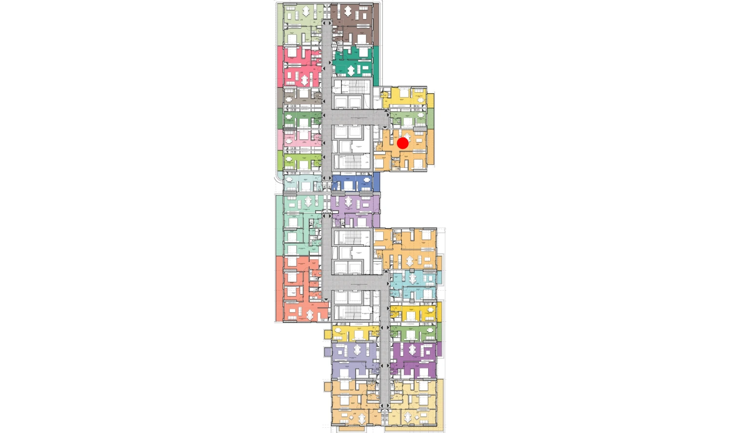 3-xonali xonadon 94.65 m²  18/19 qavat | Resim Taşkent Turar-joy majmuasi