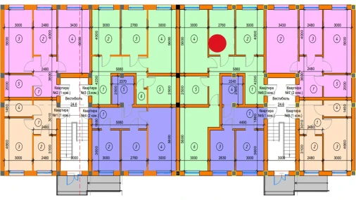 3-комнатная квартира 86.31 м²  1/4 этаж | Жилой комплекс SABZAVOT CITY