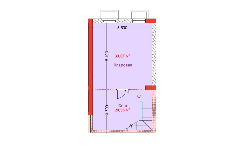 2-комнатная квартира 116.73 м²  1/8 этаж | Жилой комплекс CAPITAL AVENUE