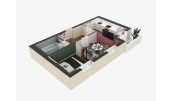 1-комн. квартира 45.96 м²  4/9 этаж | Жилой комплекс SHAYX-UL OLAM