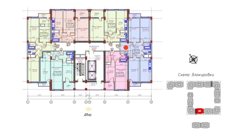 3-xonali xonadon 100.4 m²  8/16 qavat | Sam House (Qora Suv) Turar-joy majmuasi