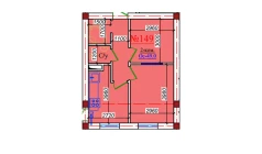 2-комн. квартира 49 м²  7/9 этаж | Жилой комплекс ZAR ZAMONAVIY UYLAR