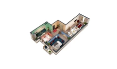 3-комн. квартира 96.14 м²  6/9 этаж | Жилой комплекс MINGCHINOR