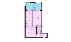 2-комн. квартира 74.8 м²  8/14 этаж | Жилой комплекс Avia Palace