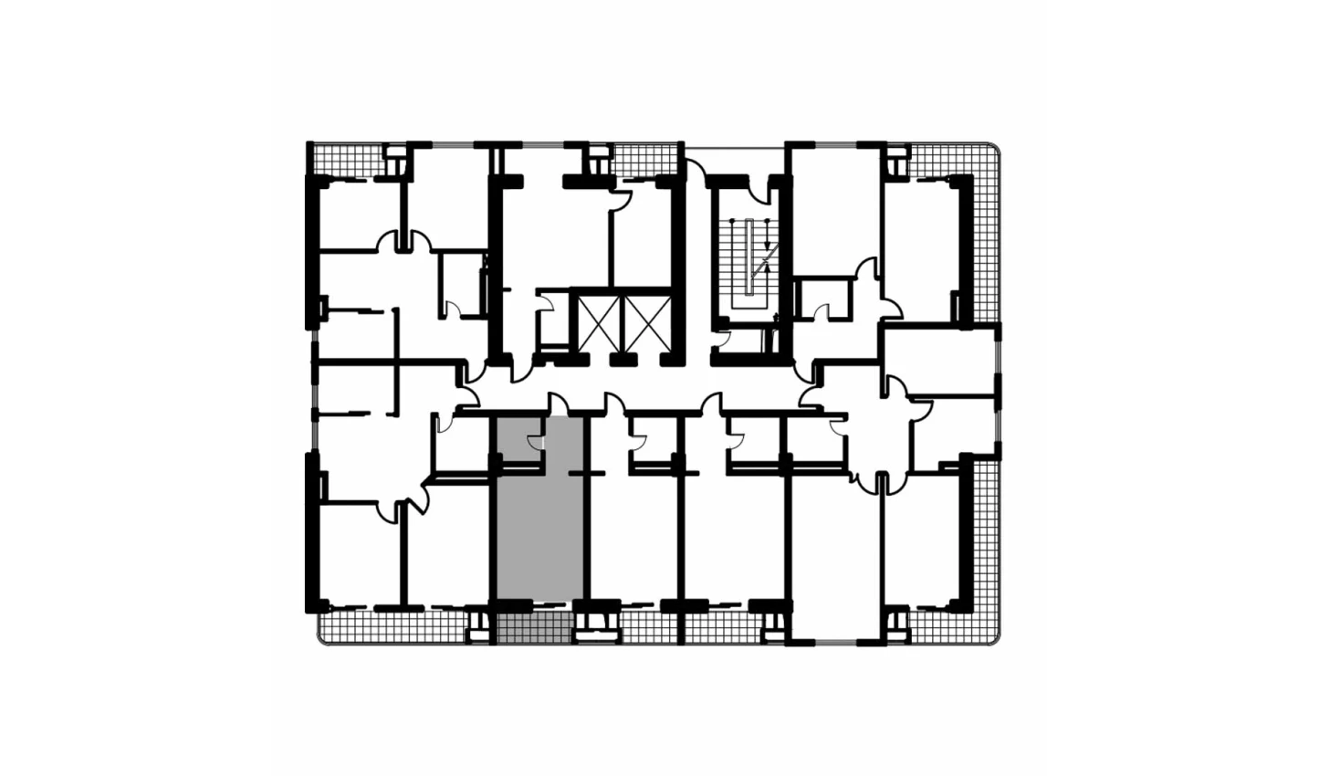 1-xonali xonadon 30.9 m²  10/12 qavat | NAVRUZ GROUP Turar-joy majmuasi