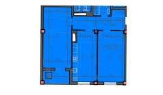 2-комн. квартира 79 м²  5/12 этаж | Жилой комплекс Sokin hayot