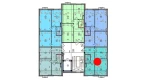 2-комн. квартира 51.5 м²  7/9 этаж | Жилой комплекс Uchtepa Avenue