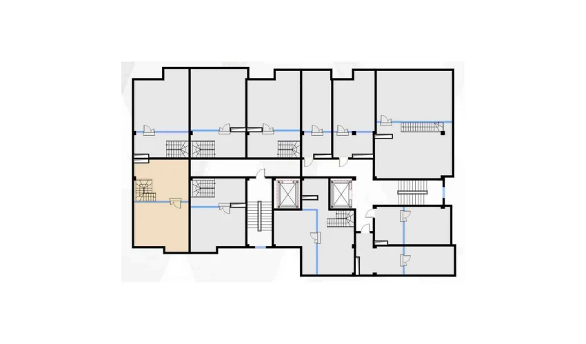2-xonali xonadon 100.59 m²  7/7 qavat | Bochka Resort Turar-joy majmuasi