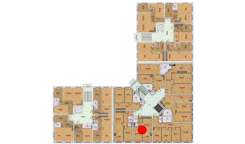 2-комнатная квартира 81.4 м²  1/9 этаж | Жилой комплекс MBG