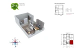 2-комн. квартира 51.5 м²  7/9 этаж | Жилой комплекс Uchtepa Avenue
