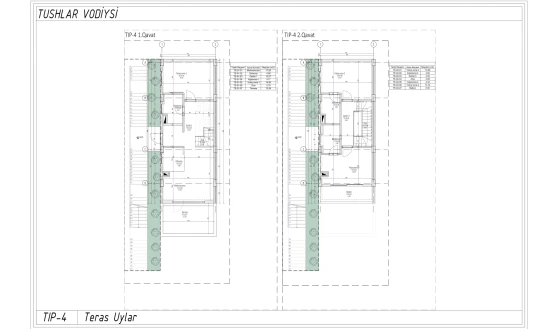 4-xonali xonadon 106.26 m²  2/4 qavat | TUSHLAR VODIYSI Turar-joy majmuasi