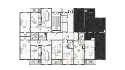 3-комнатная квартира 85.28 м²  7/16 этаж | Жилой комплекс JOMIY RESIDENCE