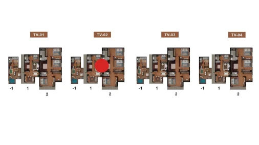 7-комнатная квартира 241.65 м²  1/1 этаж | Жилой комплекс TUSHLAR VODIYSI