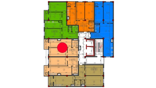 3-комнатная квартира 56 м²  11/12 этаж | Жилой комплекс Sokin hayot