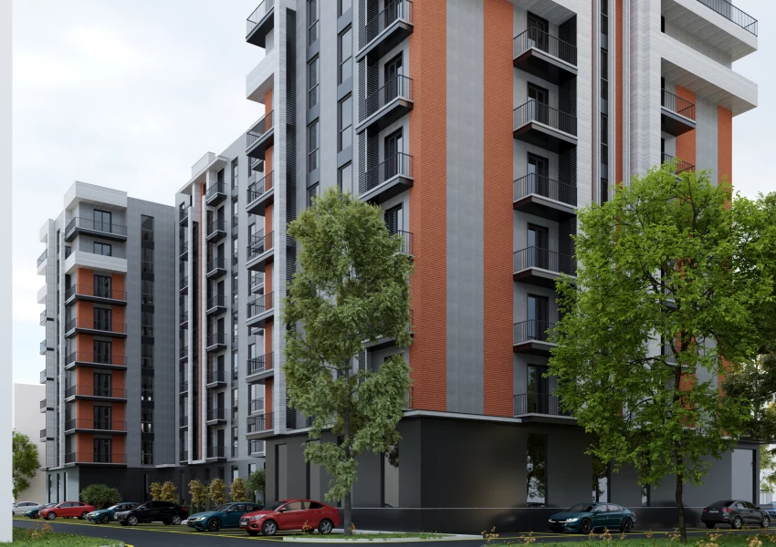 2-xonali xonadon 56.6 m²  3/9 qavat | FIDOKOR Turar-joy majmuasi