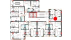 1-xonali xonadon 41 m²  10/12 qavat | CHINARA PARK Turar-joy majmuasi