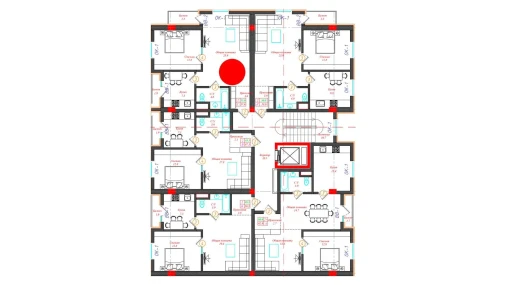 2-xonali xonadon 57.6 m²  4/12 qavat | CHINARA PARK Turar-joy majmuasi