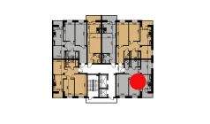3-комн. квартира 55.32 м²  5/10 этаж | Жилой комплекс YANGIOBOD RESIDENCE