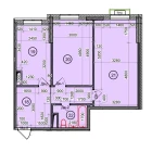 2-xonali xonadon 68.6 m²  6/9 qavat | Uchtepa Avenue Turar-joy majmuasi